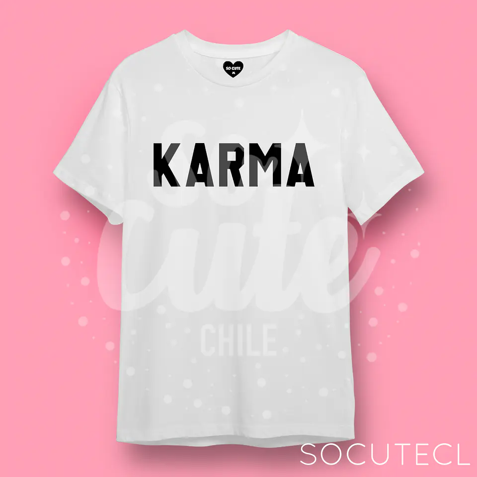 POLERA TAYLOR SWIFT FRASE KARMA 1