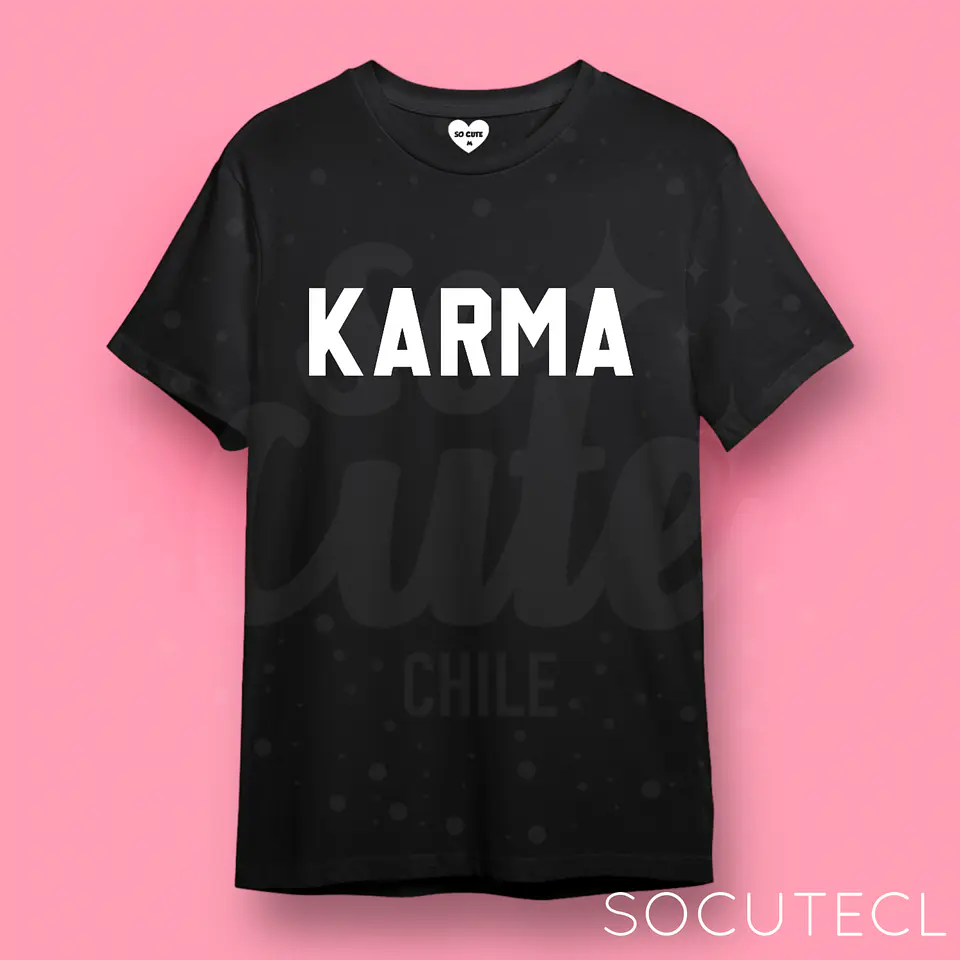 POLERA TAYLOR SWIFT FRASE KARMA 2