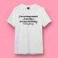 POLERA TAYLOR SWIFT I’M SO DEPRESSED I ACT LIKE IT’S MY BIRTHDAY EVERYDAY - Miniatura 3