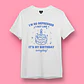 POLERA TAYLOR SWIFT I’M SO DEPRESSED I ACT LIKE IT’S MY BIRTHDAY EVERYDAY - Miniatura 1