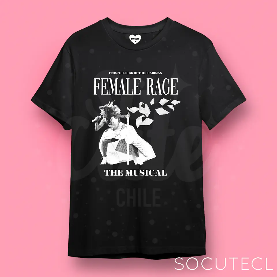 POLERA / POLERON TAYLOR SWIFT FEMALE RAGE THE MUSICAL 1
