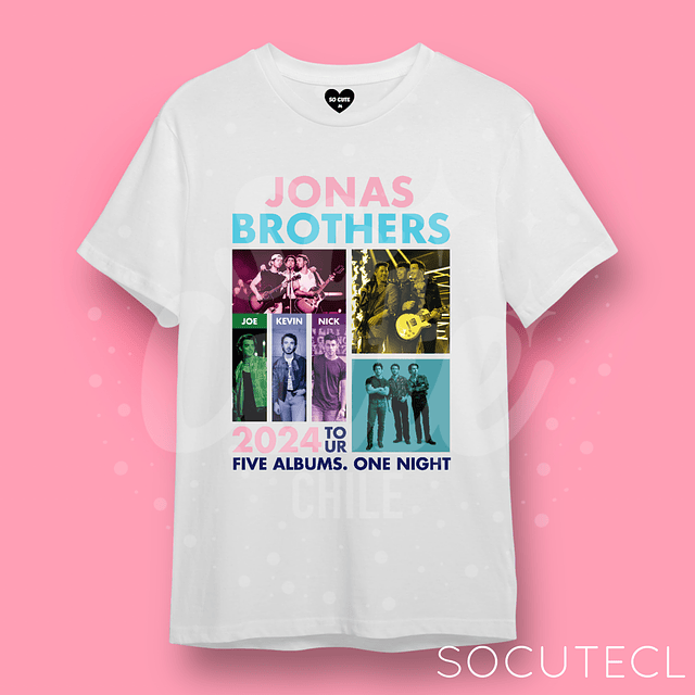 POLERA JONAS BROTHERS TOUR 2024