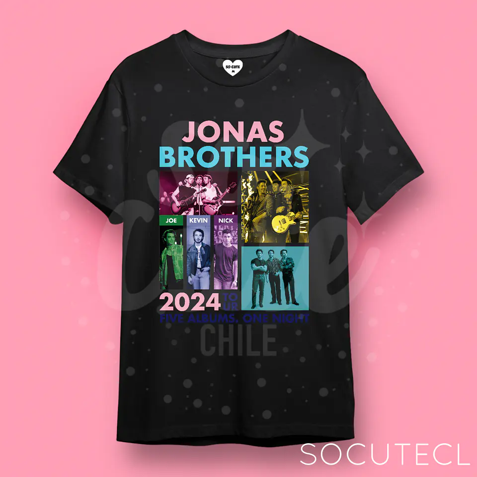 POLERA JONAS BROTHERS TOUR 2024 2