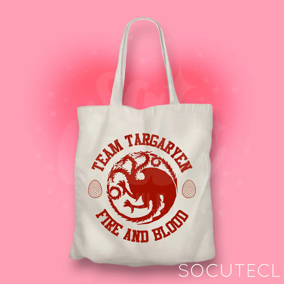 TOTE BAG HOUSE OF THE DRAGON / HOTD TEAM TARGARYEN 1