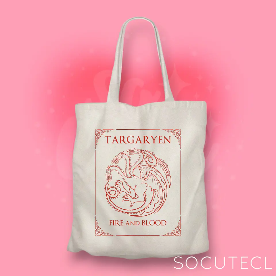 TOTE BAG HOUSE OF THE DRAGON / HOTD TARGARYEN 1