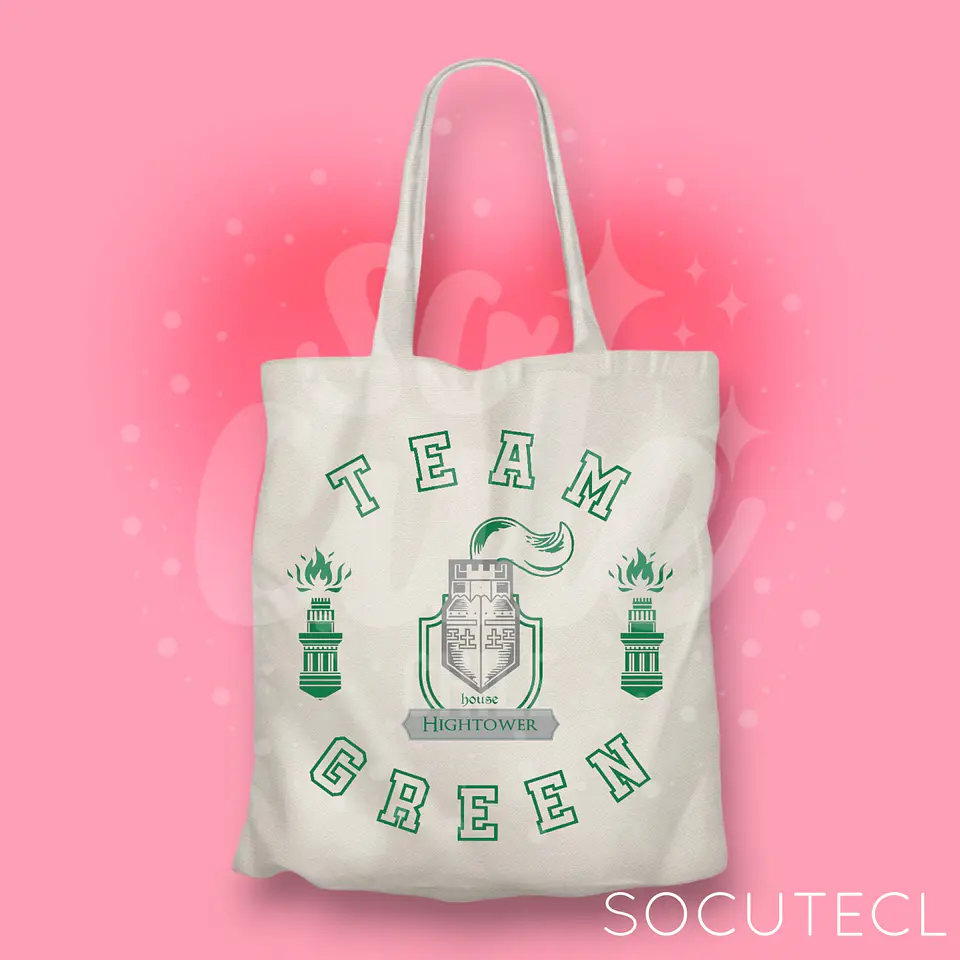 TOTE BAG HOUSE OF THE DRAGON / HOTD TEAM GREEN HIGHTOWER 1