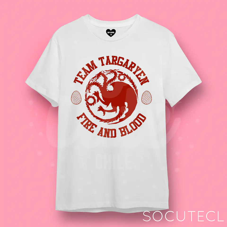 POLERA HOUSE OF THE DRAGON / HOTD TEAM TARGARYEN 1