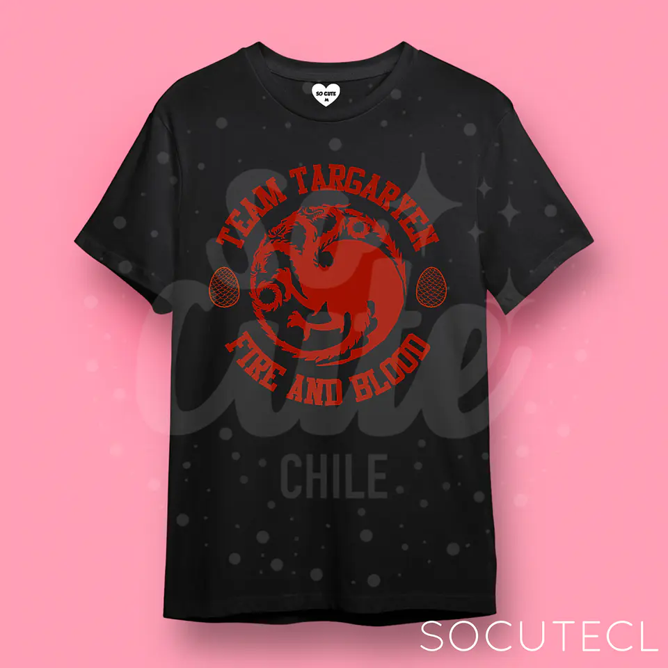 POLERA HOUSE OF THE DRAGON / HOTD TEAM TARGARYEN 2