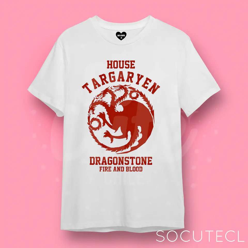 POLERA HOUSE OF THE DRAGON / HOTD TARGARYEN 1