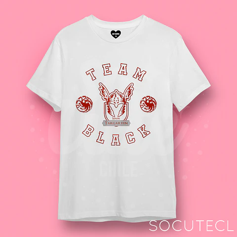 POLERA HOISE OF THE DRAGON / HOTD TEAM BLACK TARGARYEN
