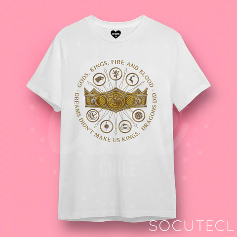POLERA HOUSE OF THE DRAGON / HOTD KINGDOMS