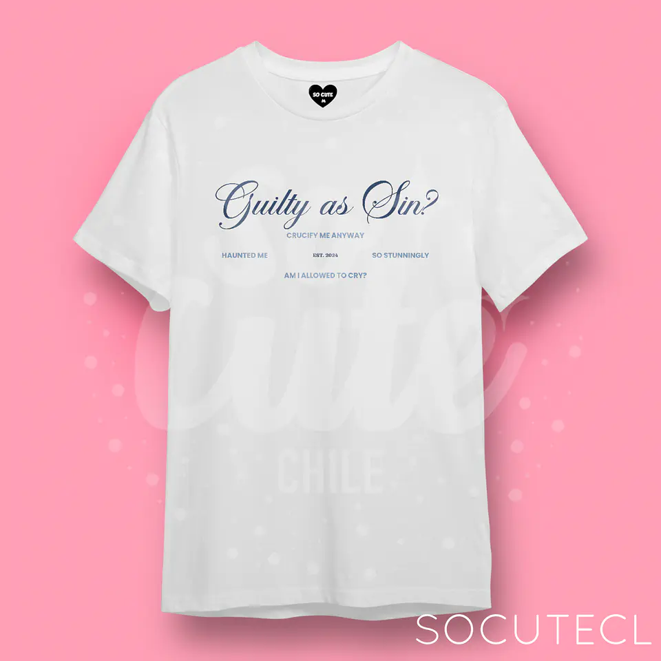 POLERA TAYLOR SWIFT GUILTY AS SIN? 1
