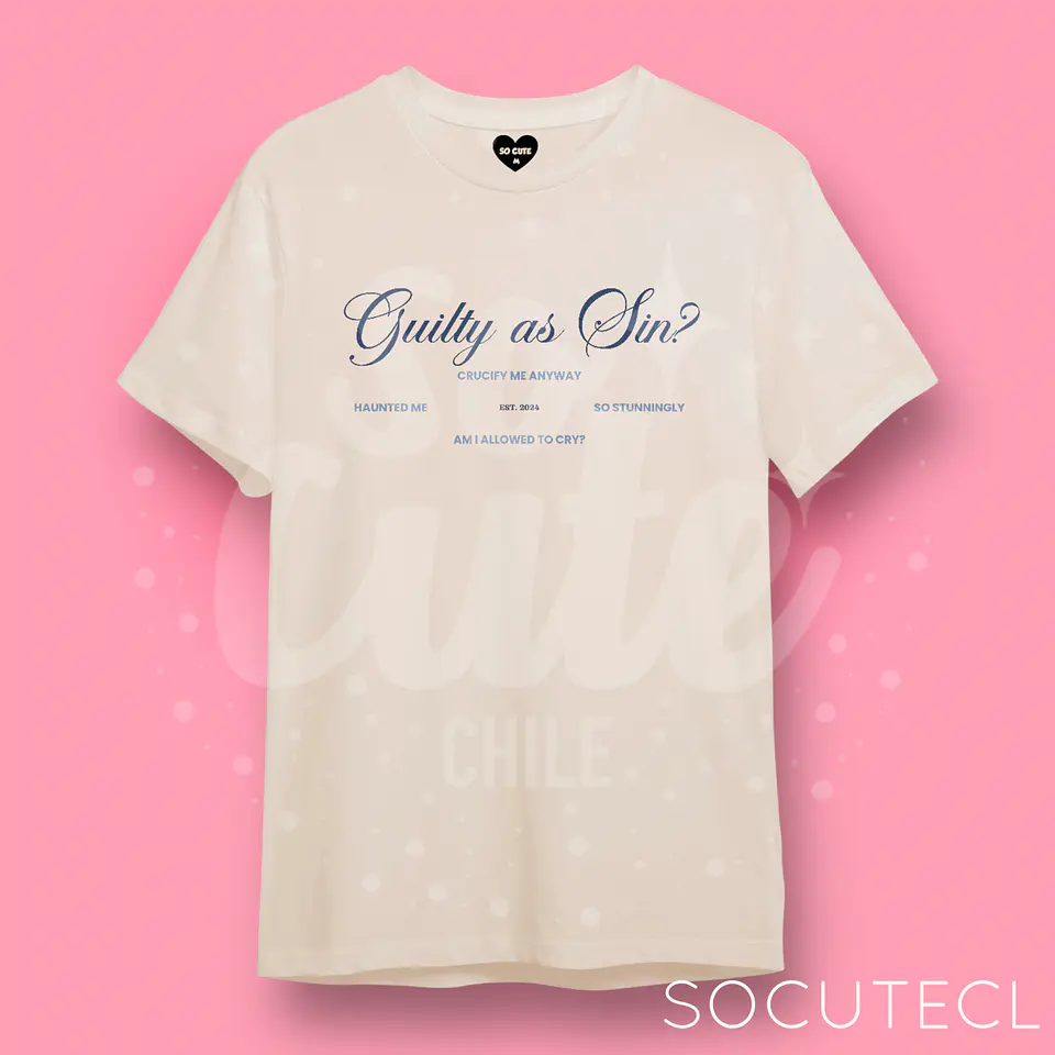POLERA TAYLOR SWIFT GUILTY AS SIN? 3