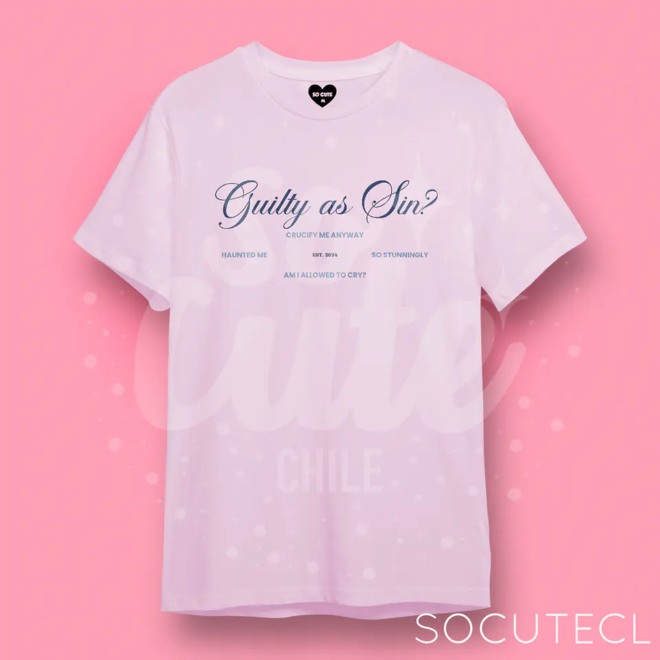 POLERA TAYLOR SWIFT GUILTY AS SIN? 4