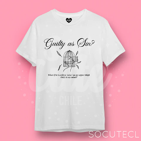 POLERA TAYLOR SWIFT GUILTY AS SIN?