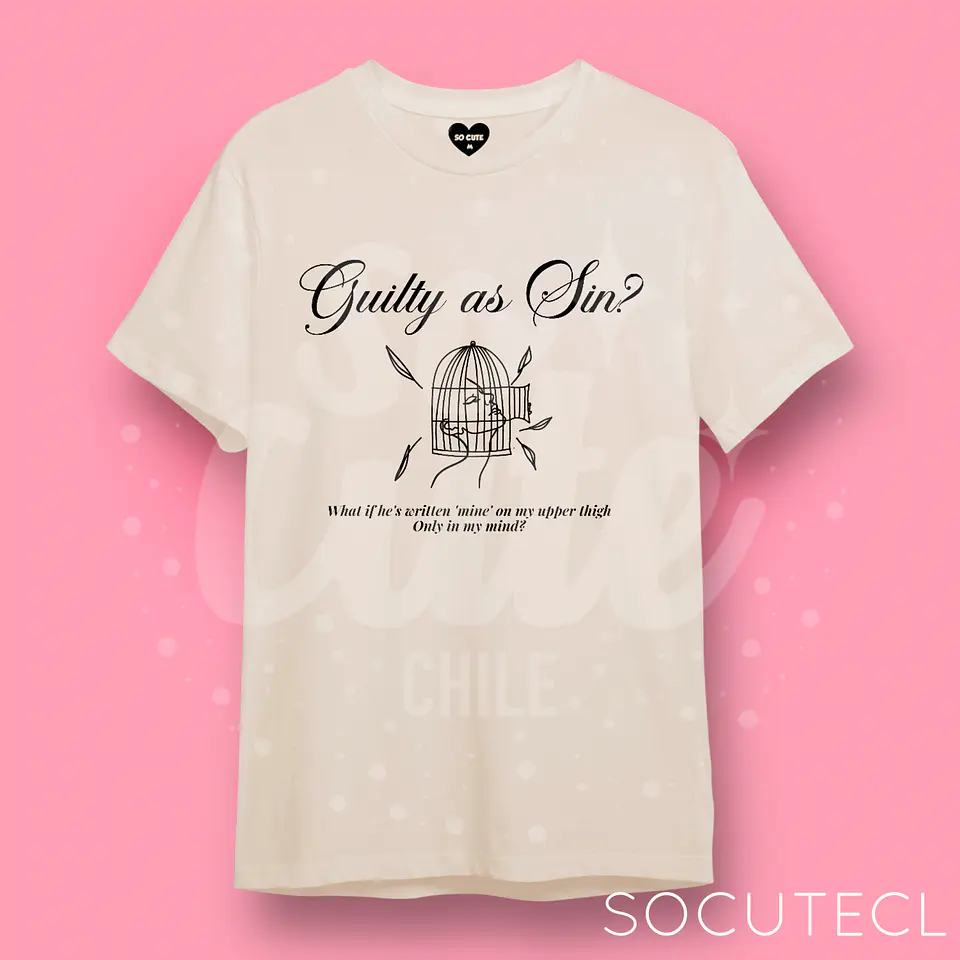 POLERA TAYLOR SWIFT GUILTY AS SIN? 3