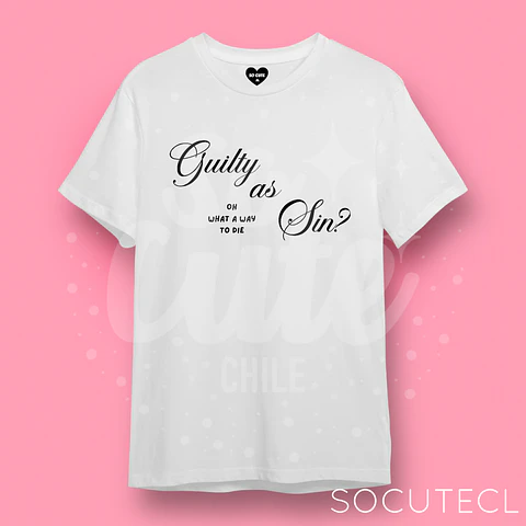 POLERA TAYLOR SWIFT GUILTY AS SIN?