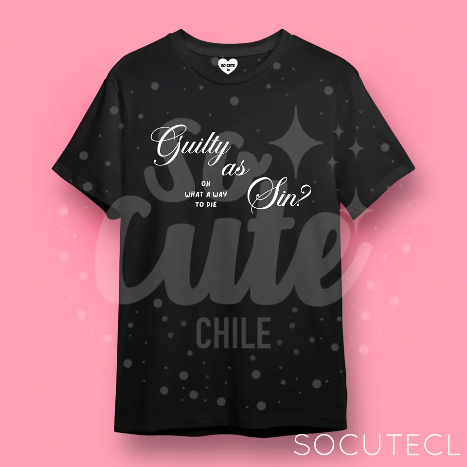 POLERA TAYLOR SWIFT GUILTY AS SIN? 2