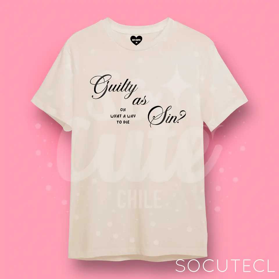 POLERA TAYLOR SWIFT GUILTY AS SIN? 3