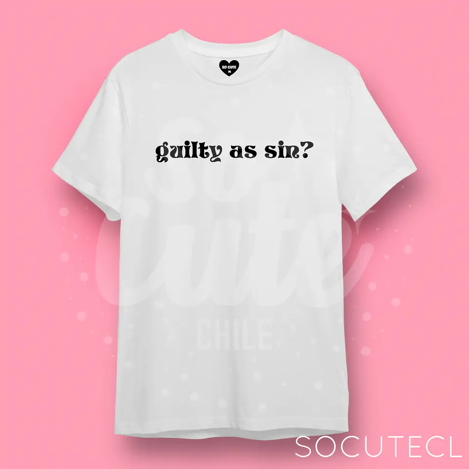 POLERA TAYLOR SWIFT GUILTY AS SIN? 1
