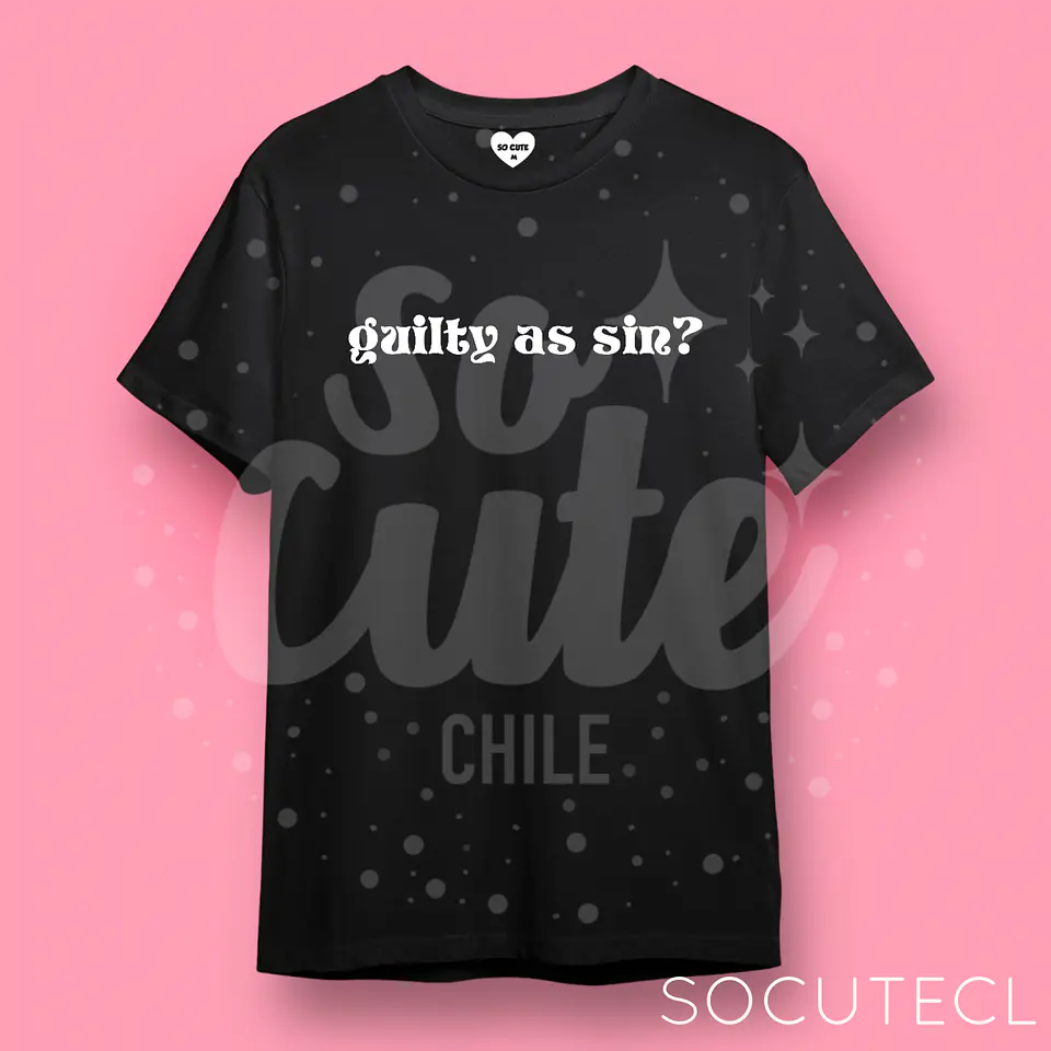 POLERA TAYLOR SWIFT GUILTY AS SIN? 2