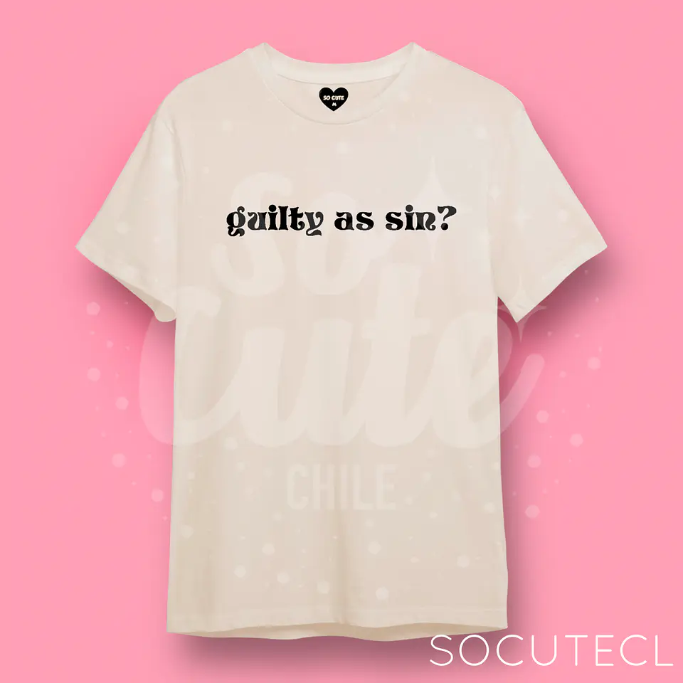 POLERA TAYLOR SWIFT GUILTY AS SIN? 3