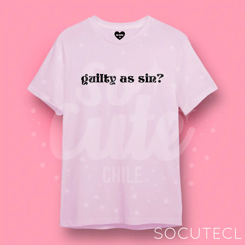 POLERA TAYLOR SWIFT GUILTY AS SIN? 4