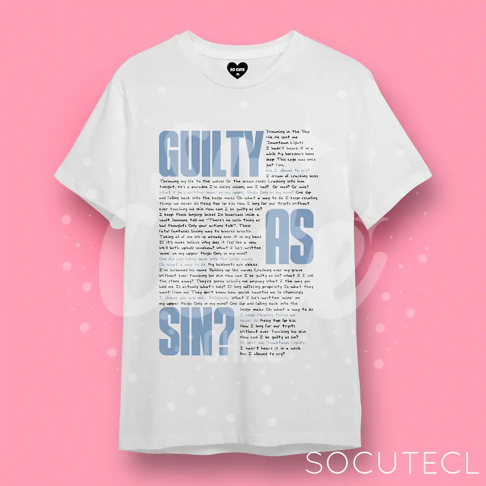 POLERA TAYLOR SWIFT GUILTY AS SIN? 1