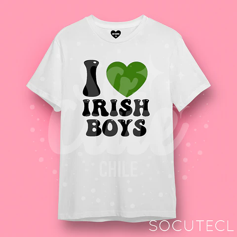 POLERA NIALL HORAN I LOVE IRISH BOYS