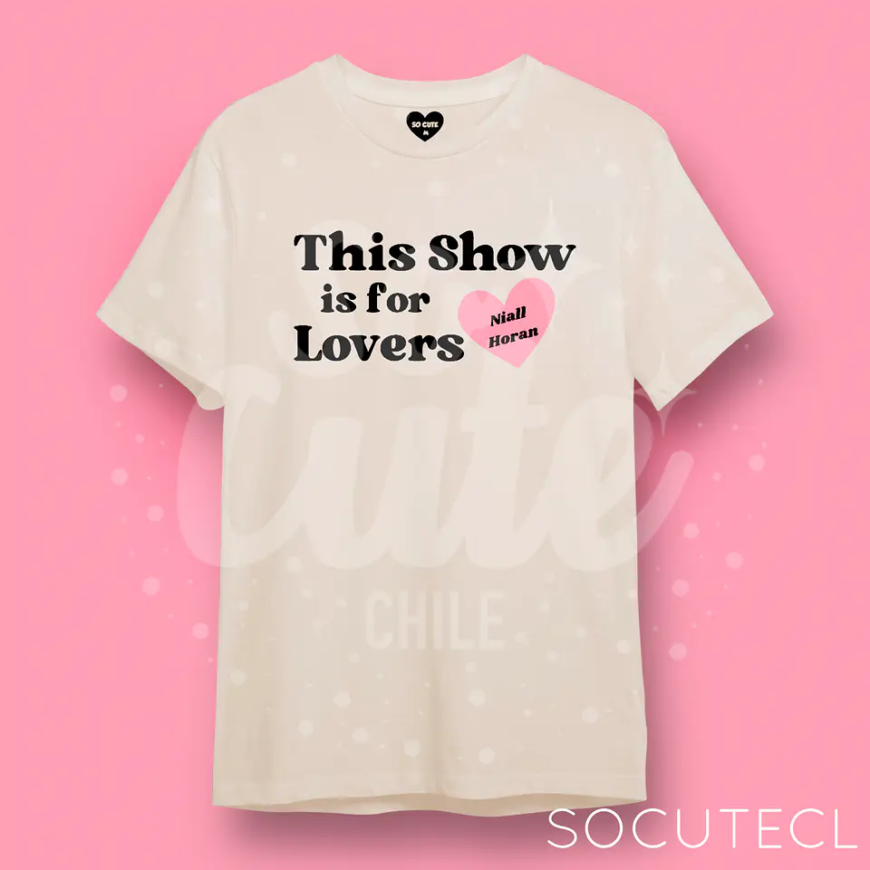 POLERA NIALL HORAN THIS SHOW IS FOR LOVERS  4