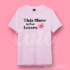 POLERA NIALL HORAN THIS SHOW IS FOR LOVERS  - ROSADO