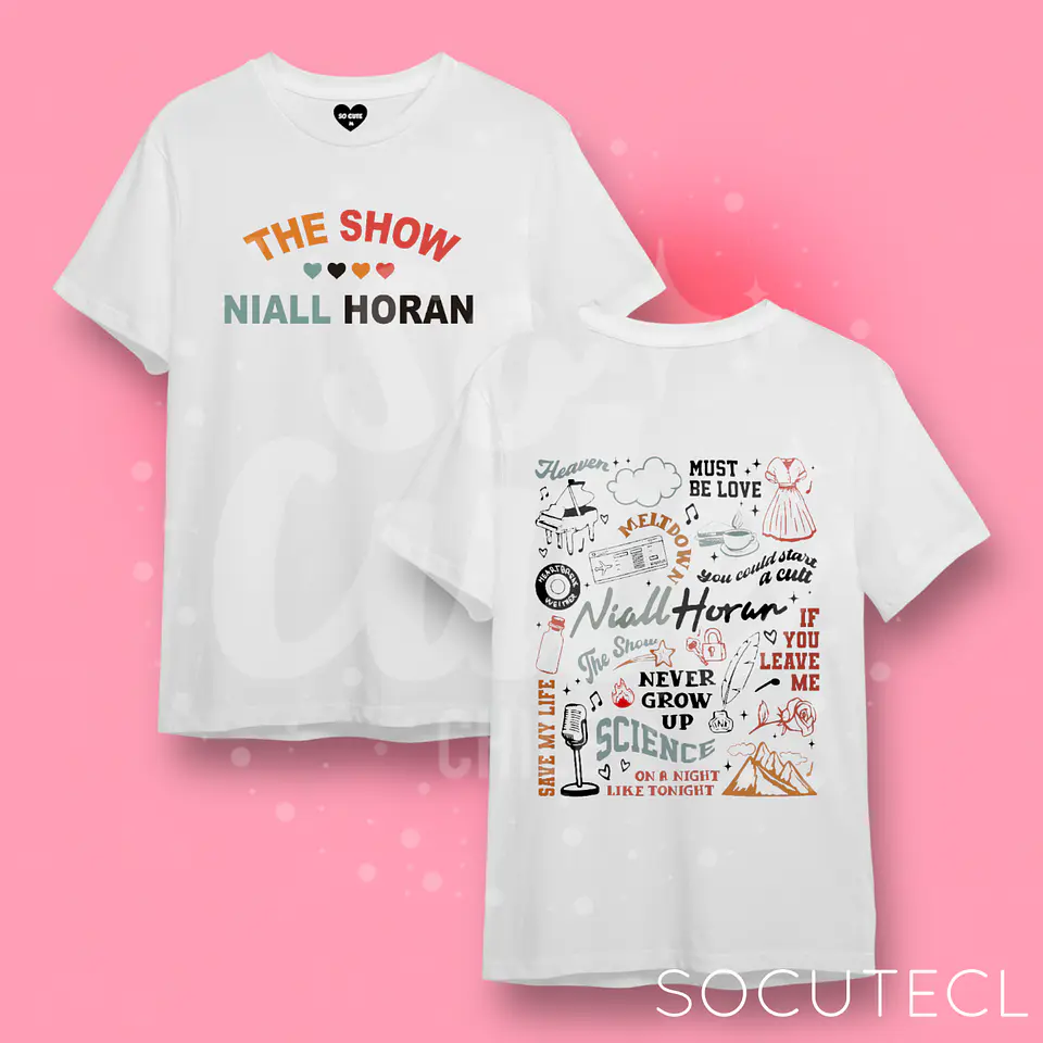 POLERA NIALL HORAN FRENTE Y ESPALDA  1
