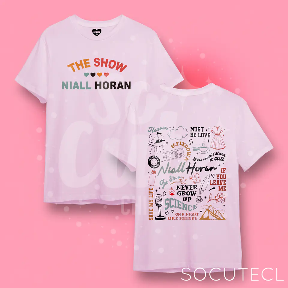 POLERA NIALL HORAN FRENTE Y ESPALDA  3