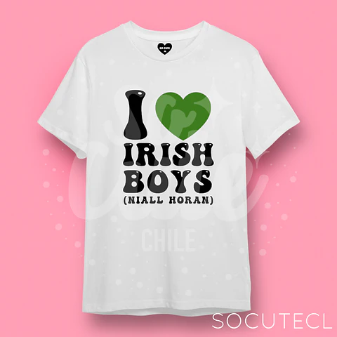 POLERA NIALL HORAN I LOVE IRISH BOYS