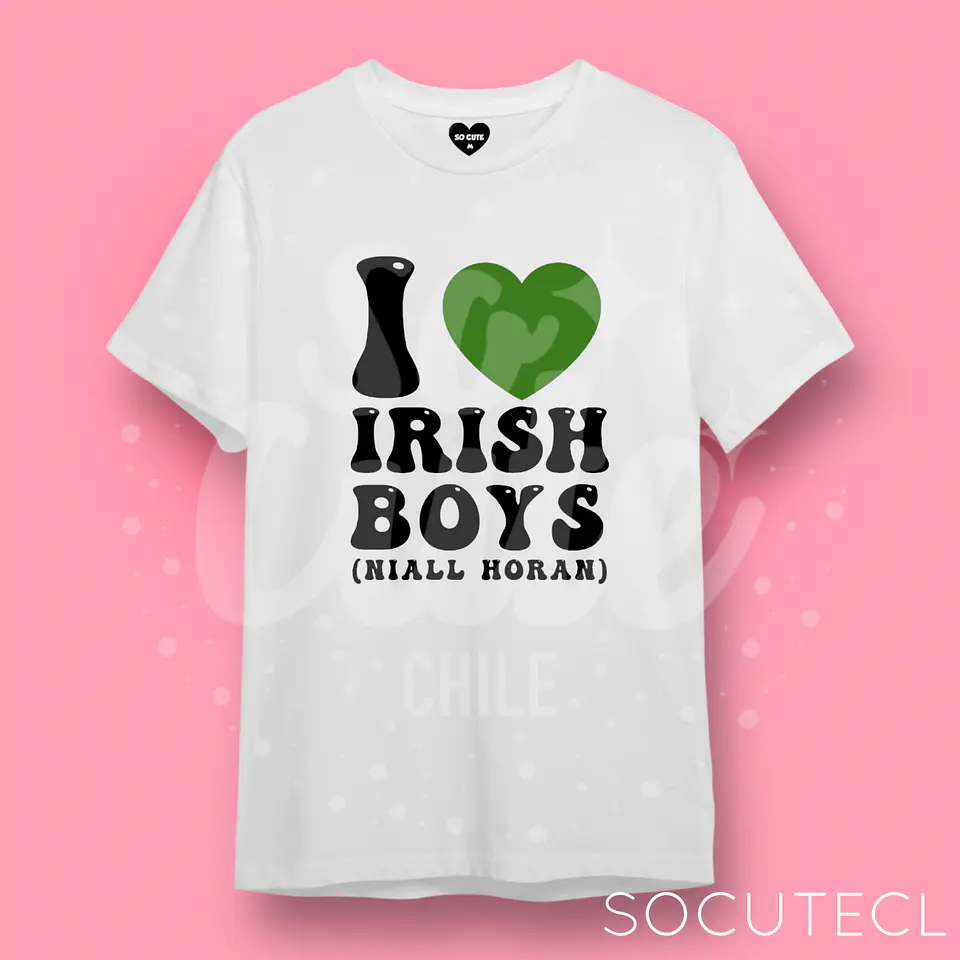 POLERA NIALL HORAN I LOVE IRISH BOYS 1