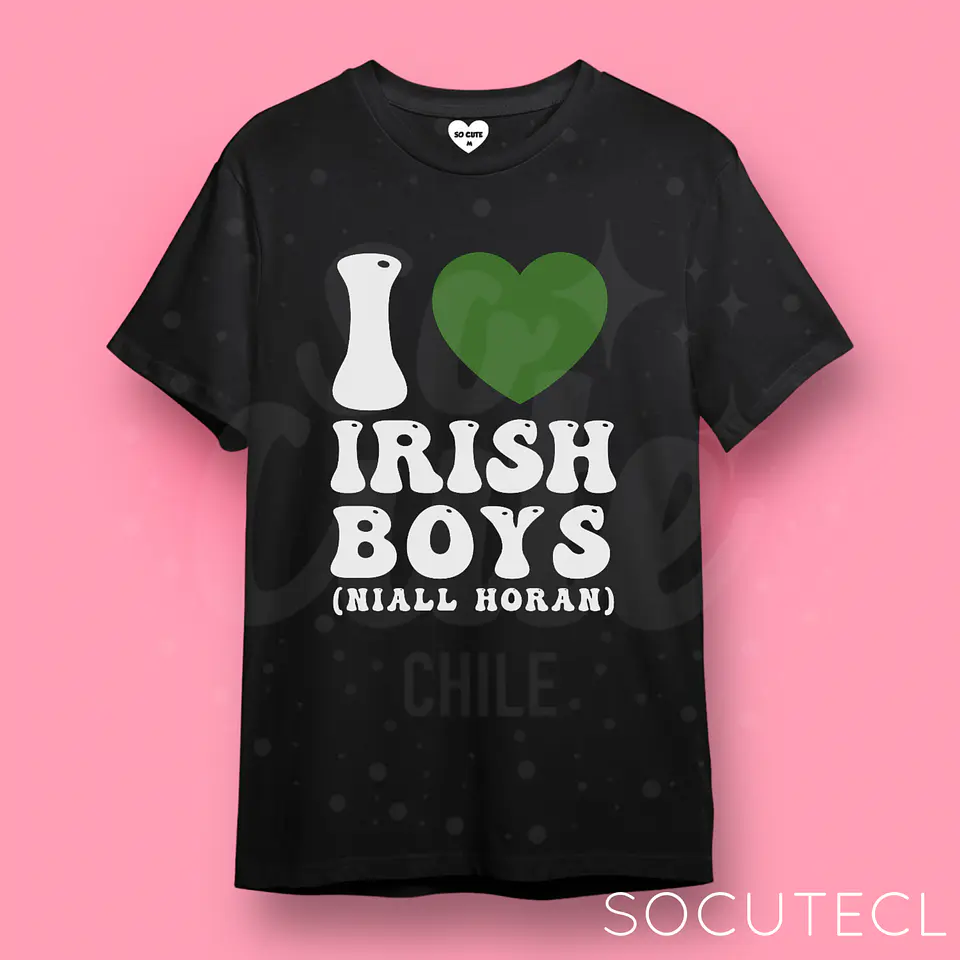 POLERA NIALL HORAN I LOVE IRISH BOYS 2