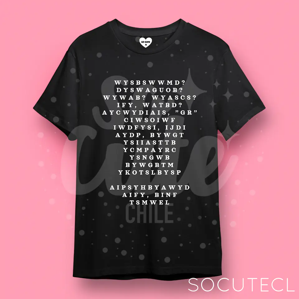 POLERA TAYLOR SWIFT THE SMALLEST MAN WHO EVER LIVED 2
