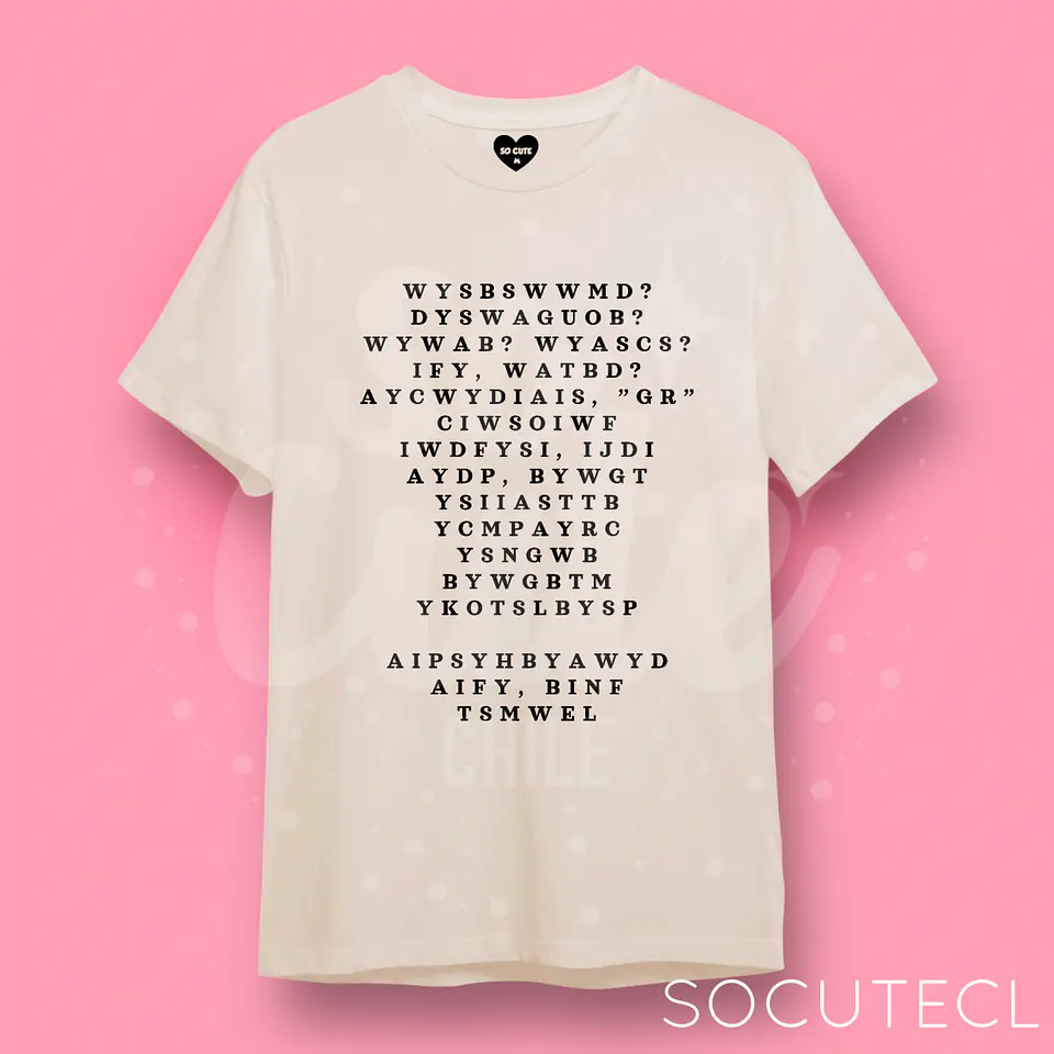 POLERA TAYLOR SWIFT THE SMALLEST MAN WHO EVER LIVED 4