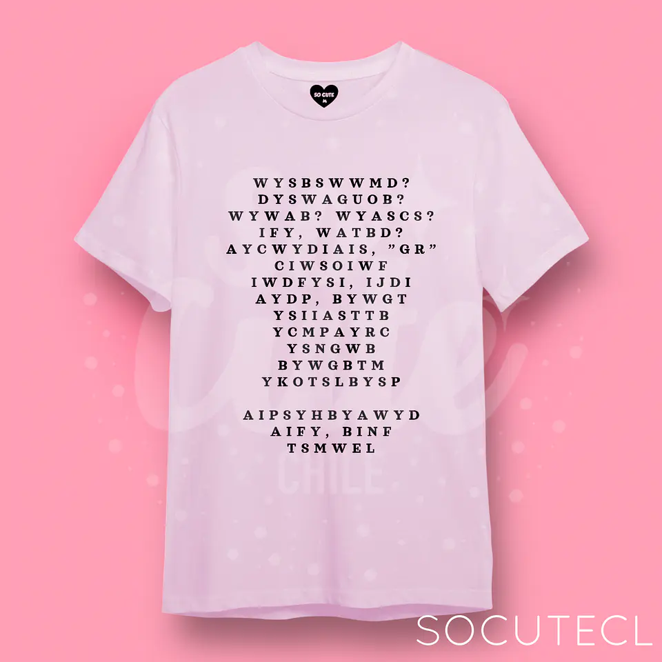 POLERA TAYLOR SWIFT THE SMALLEST MAN WHO EVER LIVED 5