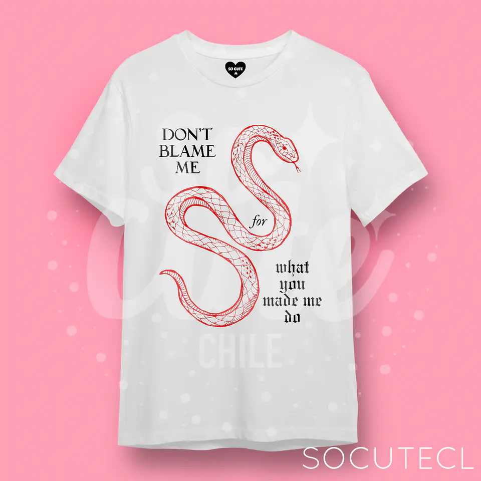 POLERA TAYLOR SWIFT DONT BLAME ME REP 2