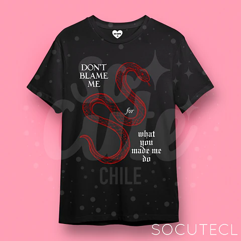 POLERA TAYLOR SWIFT DONT BLAME ME REP