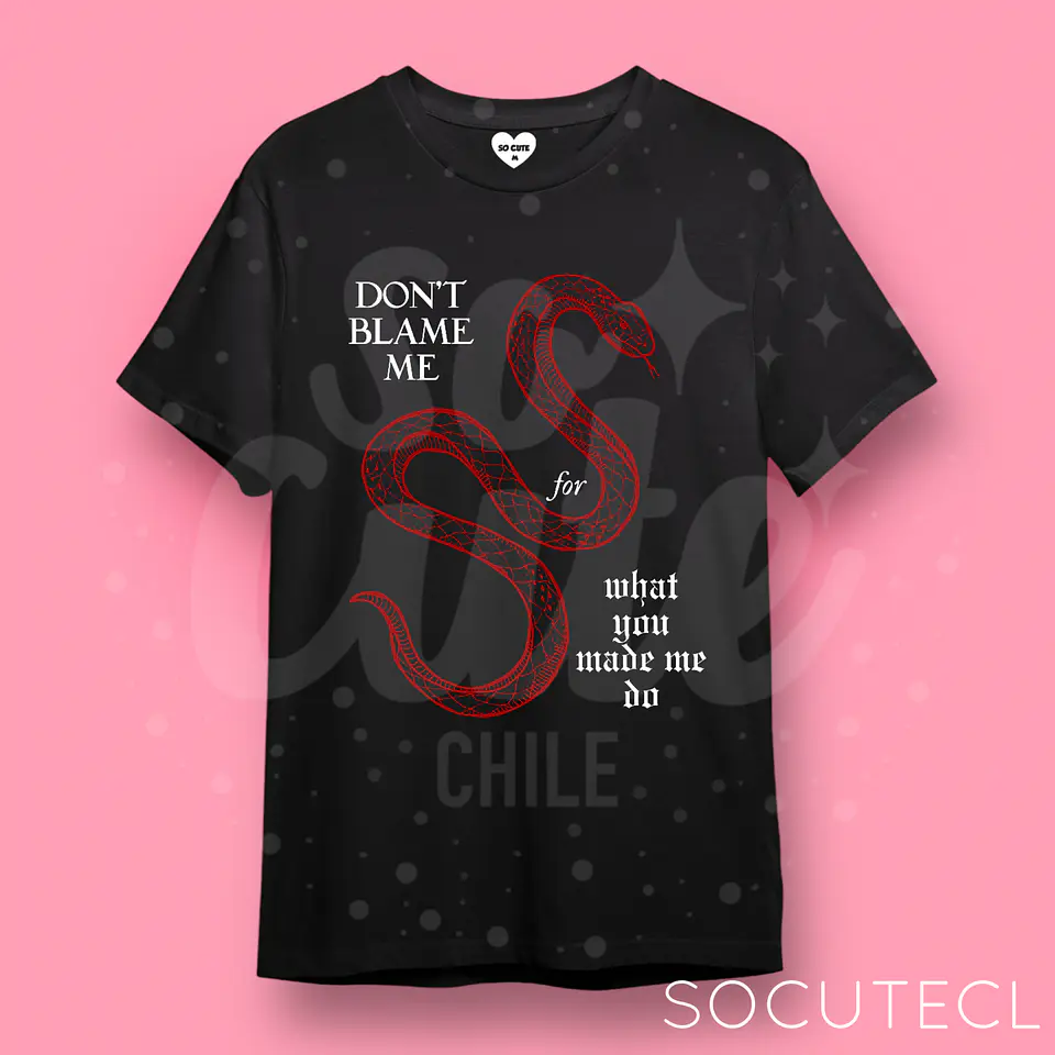 POLERA TAYLOR SWIFT DONT BLAME ME REP 1