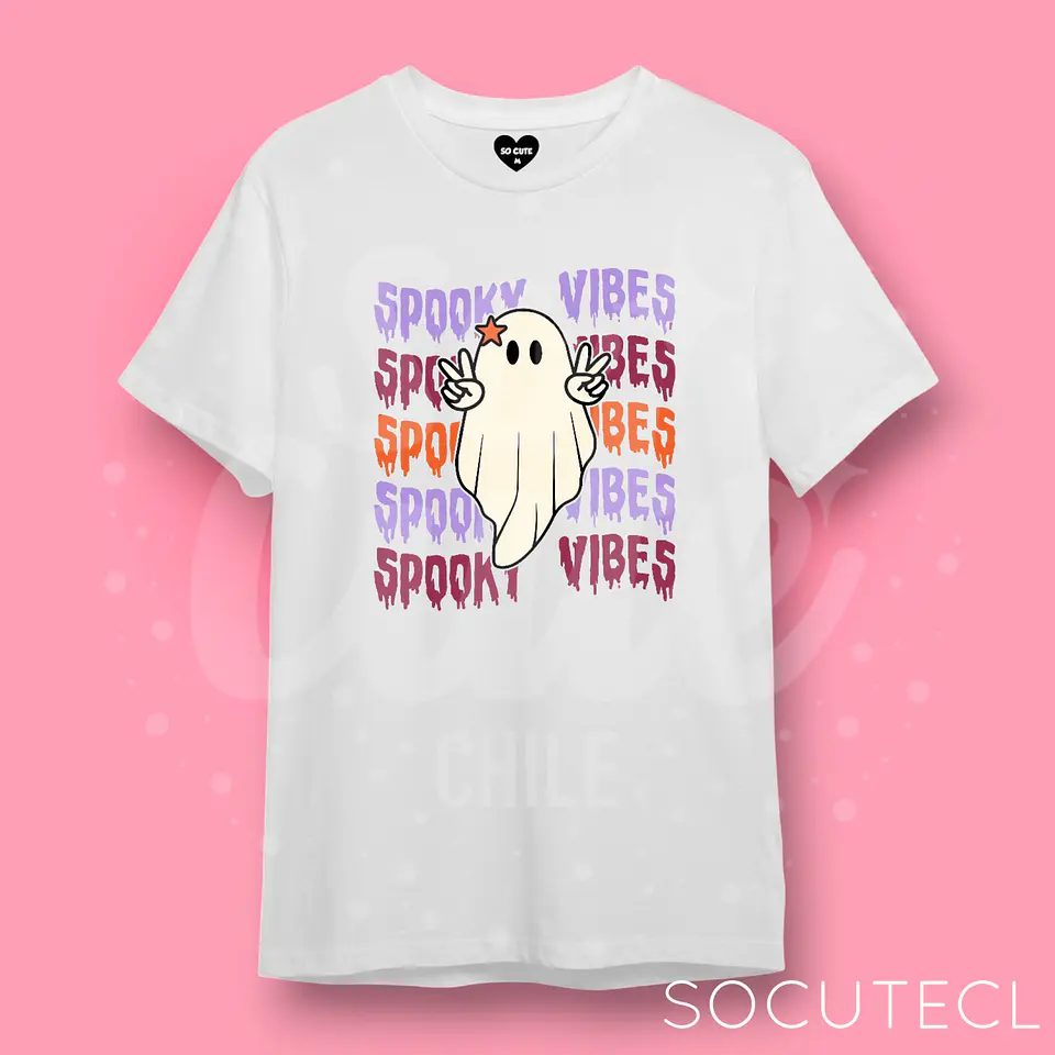 POLERA  SPOOKY VIBES HALLOWEEN 1