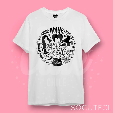 POLERA HOCUS POCUS HALLOWEEN