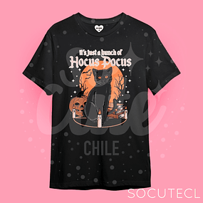 POLERA HOCUS POCUS HALLOWEEN - NEGRO