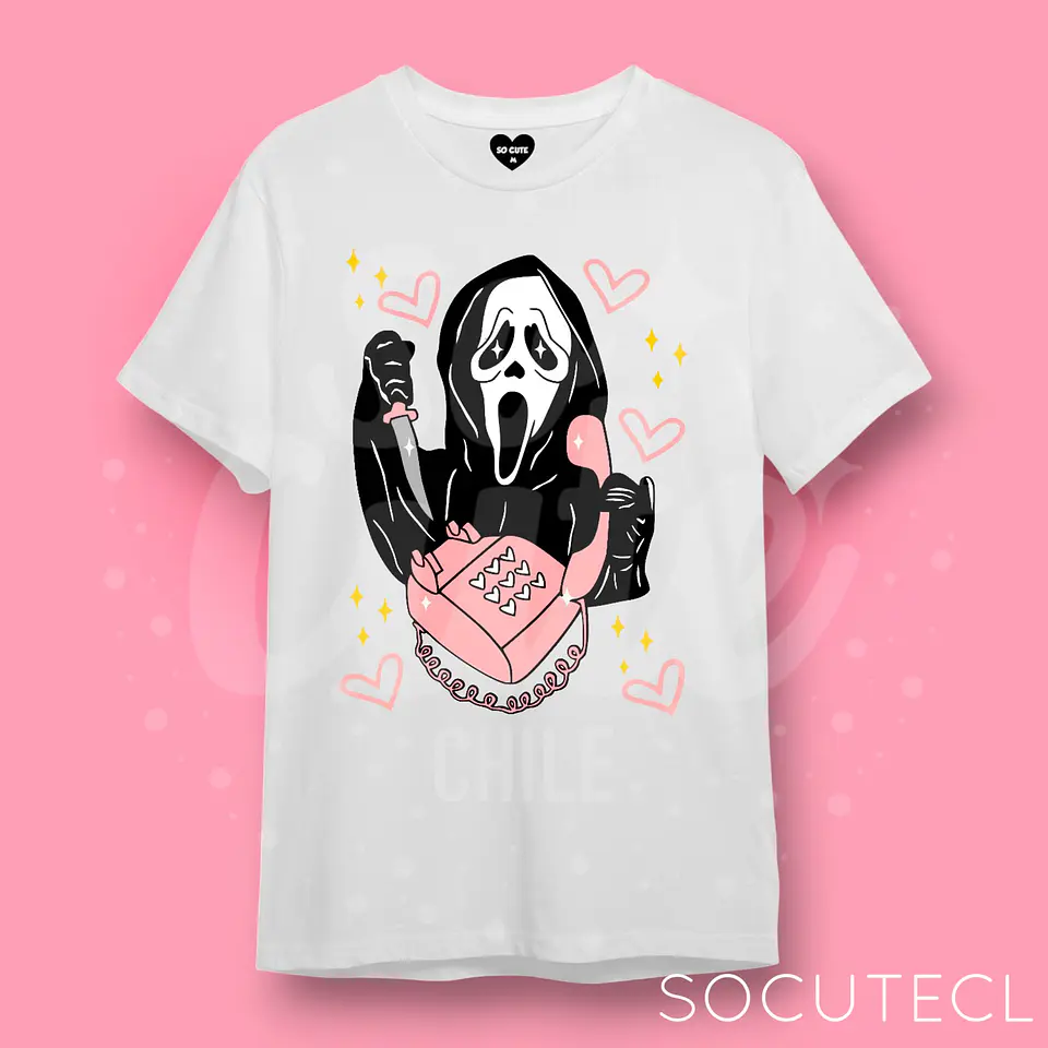 POLERA SCREAM HALLOWEEN 1