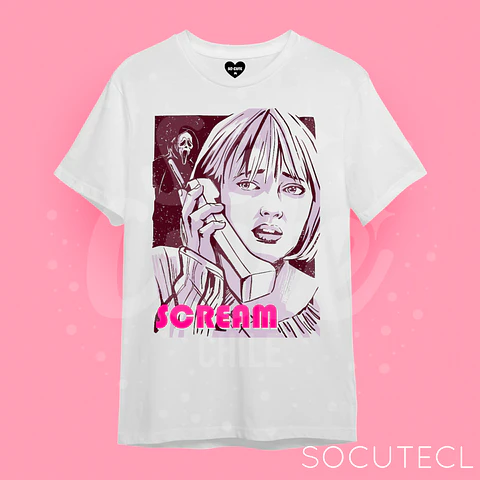 POLERA SCREAM HALLOWEEN