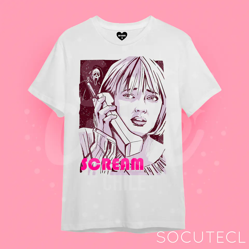 POLERA SCREAM HALLOWEEN 1