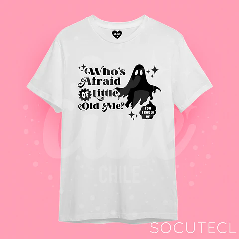 POLERA TAYLOR SWIFT HALLOWEEN WHO’S AFRAID OF LITTLE OF ME?
