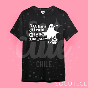 POLERA TAYLOR SWIFT HALLOWEEN WHO’S AFRAID OF LITTLE OF ME? - NEGRO